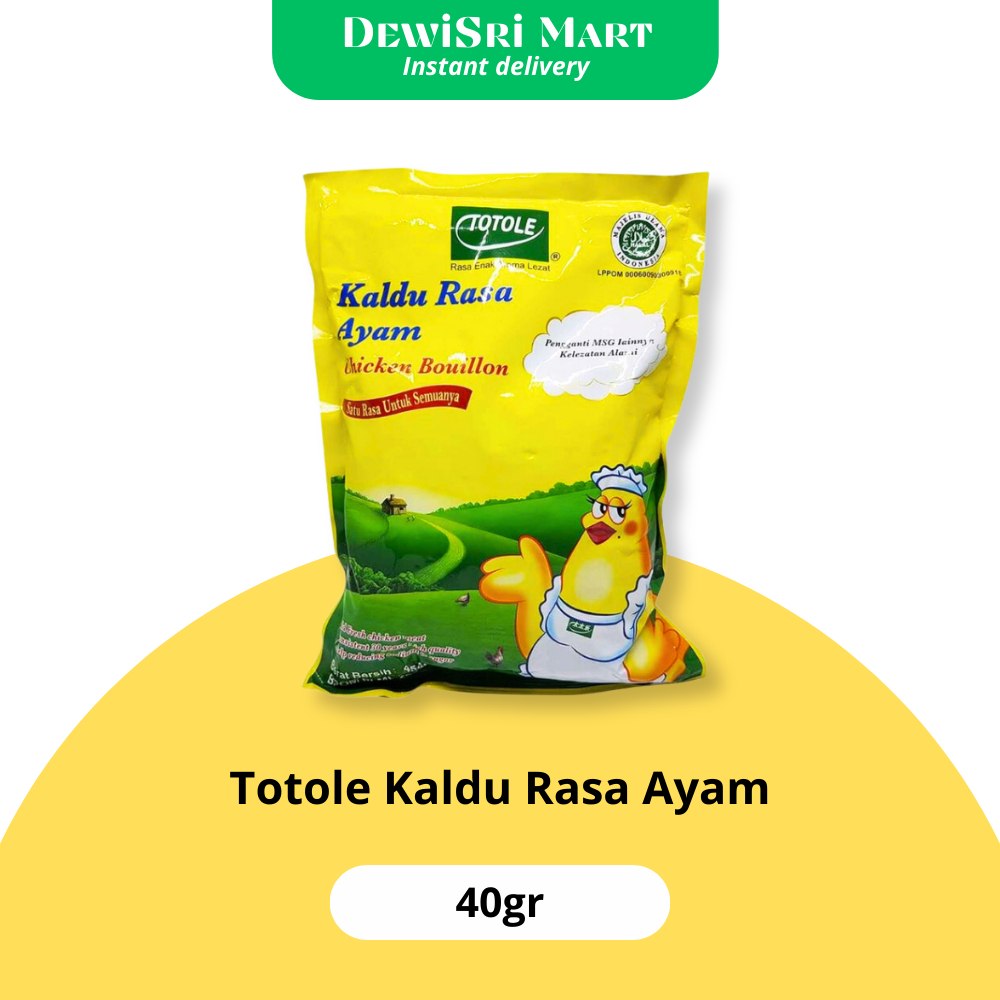 

Totole Kaldu Rasa Ayam 40gr - Dewi Sri Mart