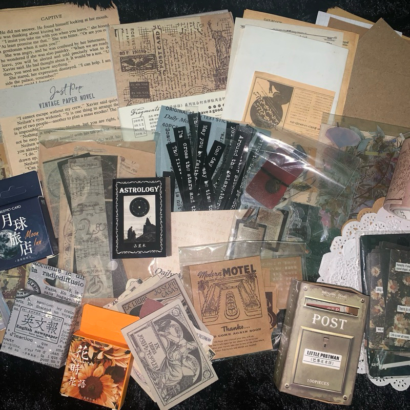 

Journaling Kit Scrapbook Aesthetic Notebook