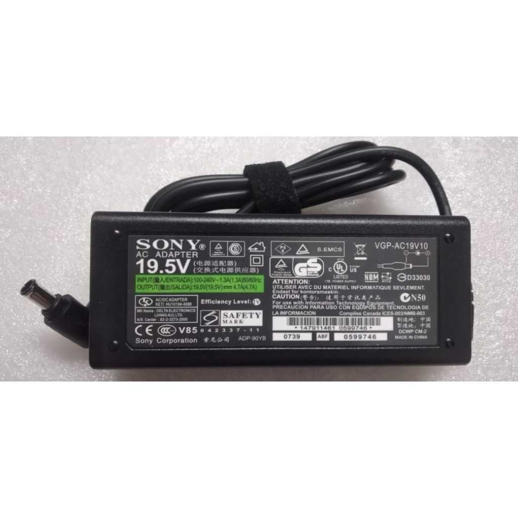 Adaptor Charger Laptop Sony Vaio 19.5V ORIGINAL