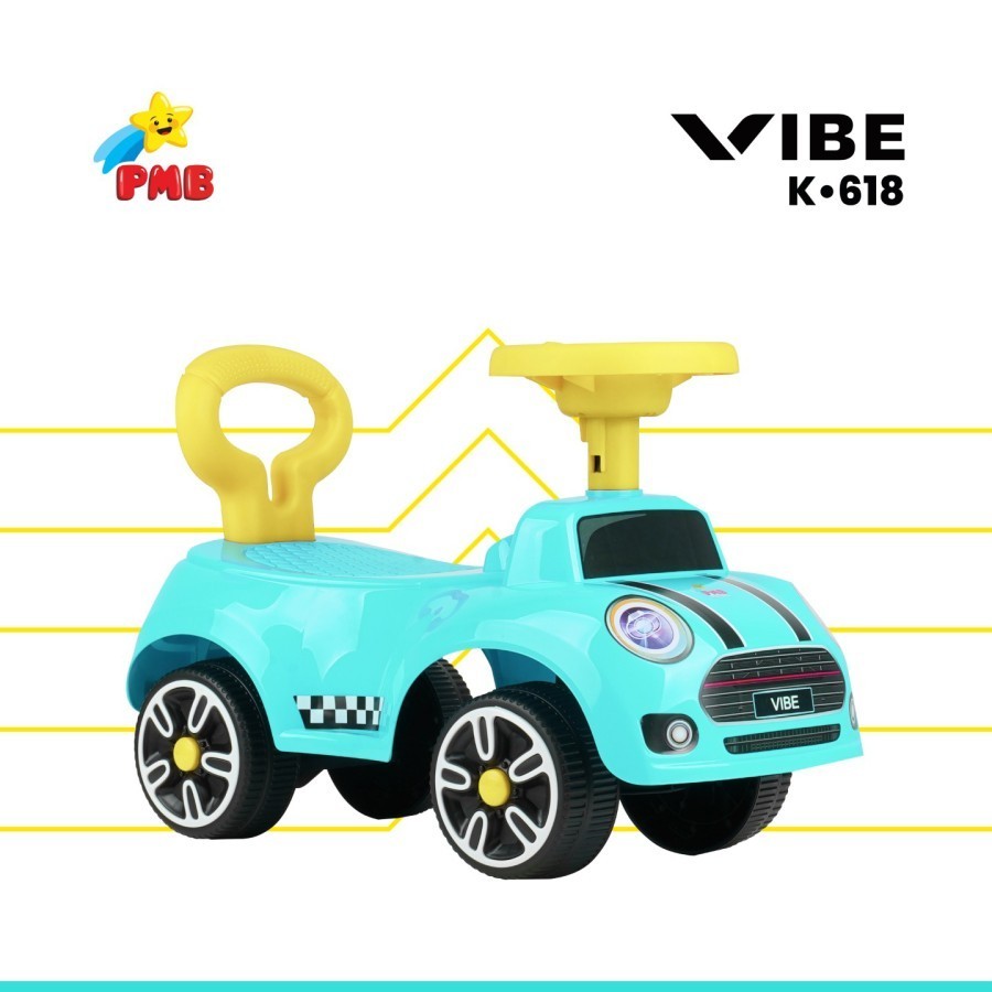 hjy MOBIL DORONG PMB VIBE K618 - Mainan Mobil Dorong Anak PMB VIBE K-618