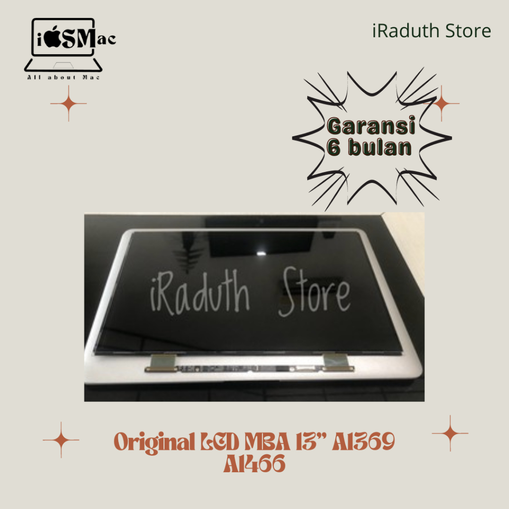 Original LCD MBA 13" A1369 A1466