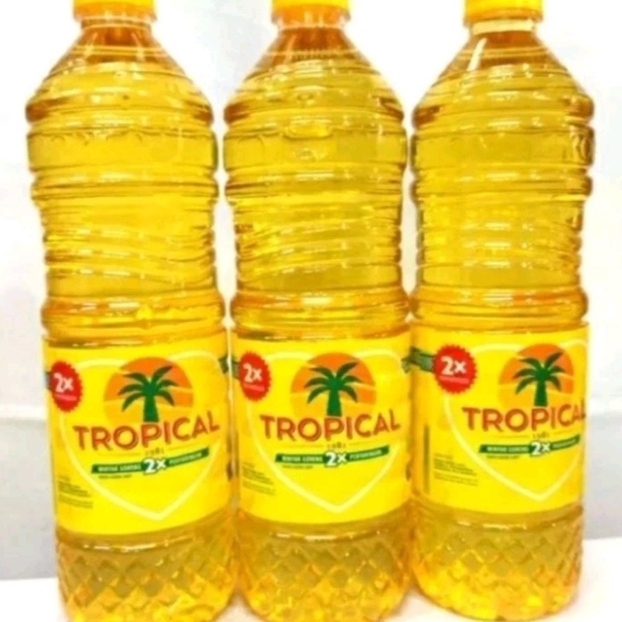 Tropical Minyak Goreng 1 Liter Botol - Tropical Minyak Goreng Sawit Botol 1 liter