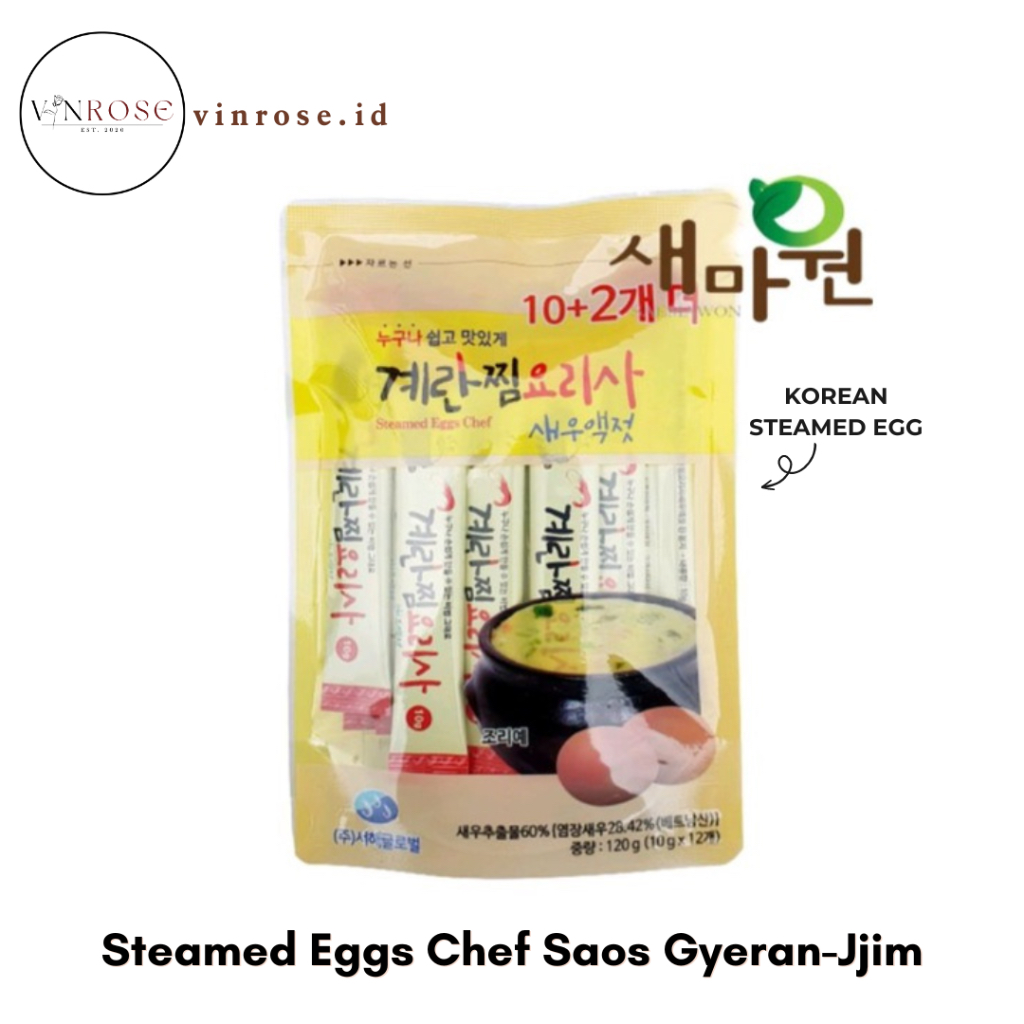 

Steamed Eggs Chef Saos Gyeran-Jjim Telur Kukus Korea Bumbu Masak