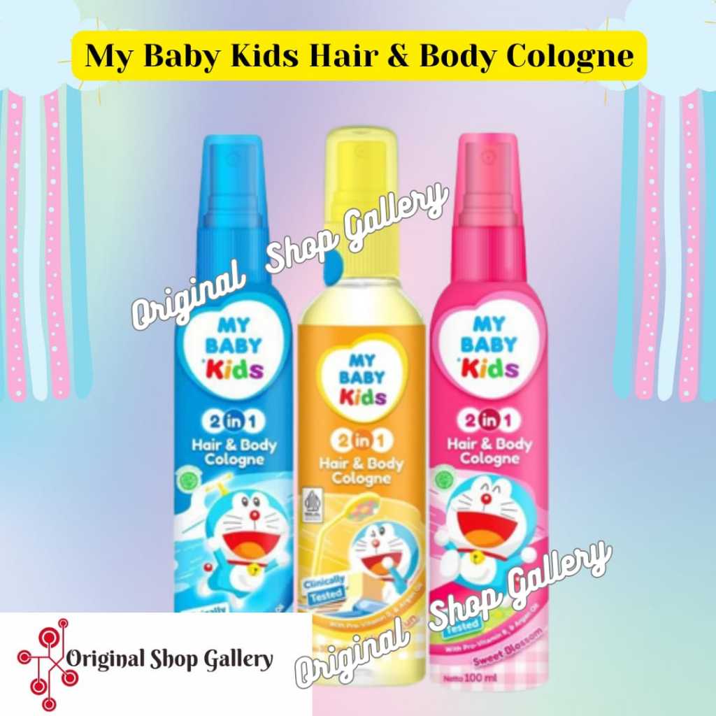My Baby Kids Doraemon Spray Cologne Minyak Wangi Anak Perempuan / Laki-laki - Kemasan 100 ml