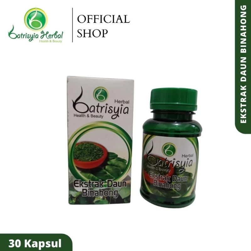 Batrisyia Ekstrak Daun Binahong /  Ekstrak Daun Binahong 30 kapsul/ kapsul Binahong