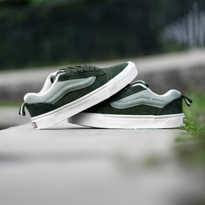 Vans Knu Skool Olive Green Original 100% Guarantee | BNIB