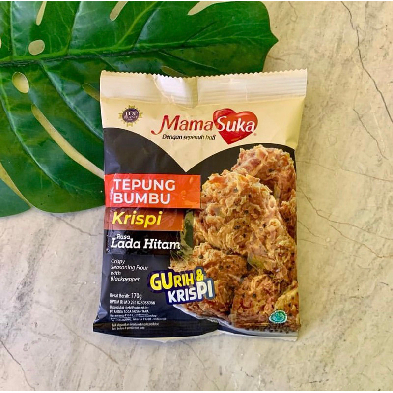 

Mamasuka Tepung Bumbu Krispi Lada Hitam 170gr