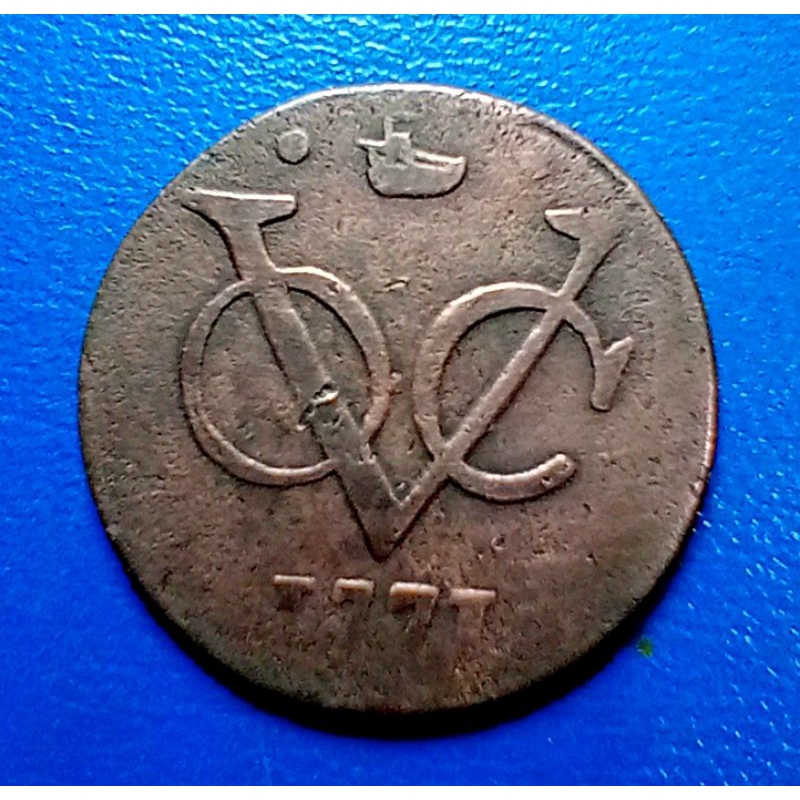 Koin VOC 1 Duit West Friesland 1771