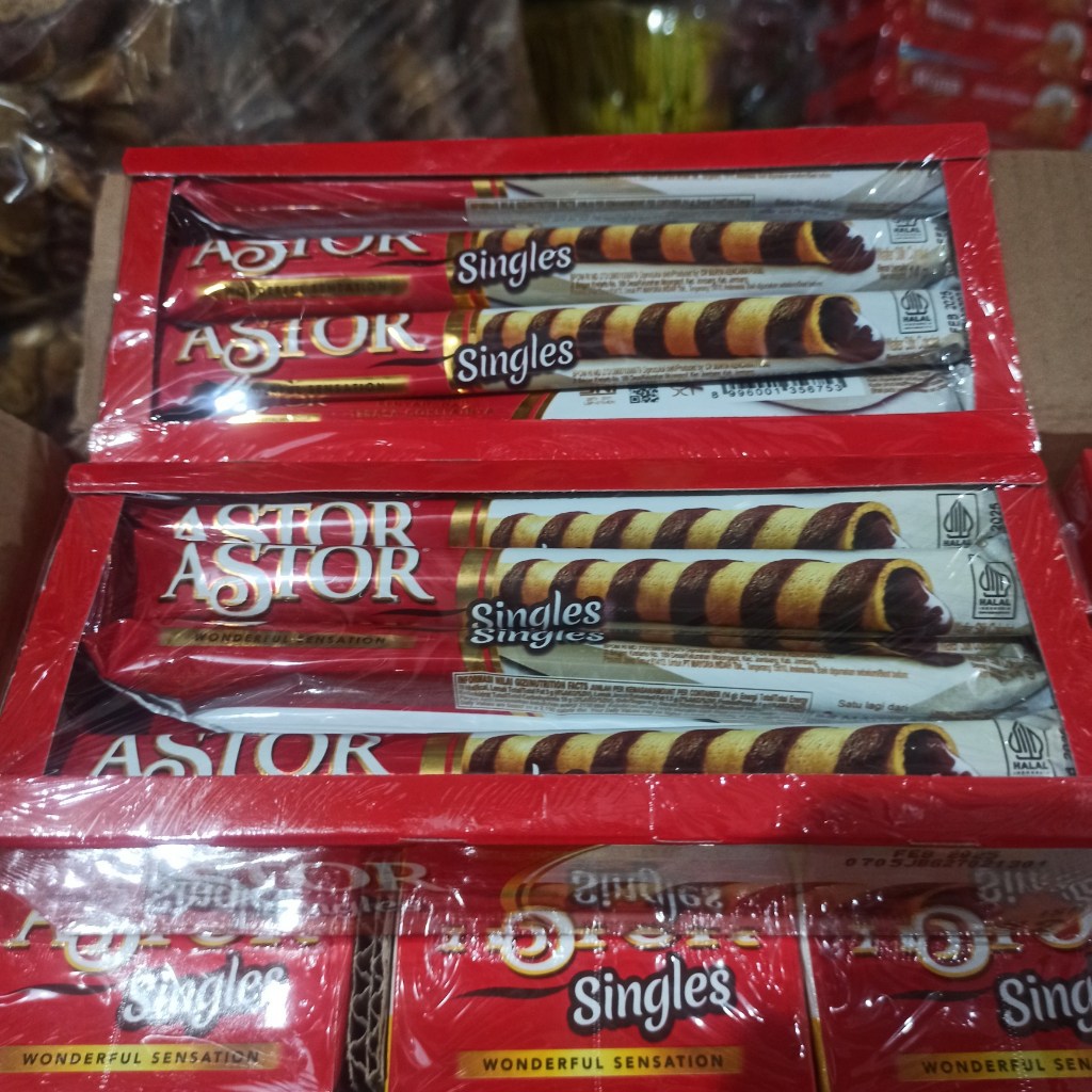 

Astor singles box 168g isi 12pcs