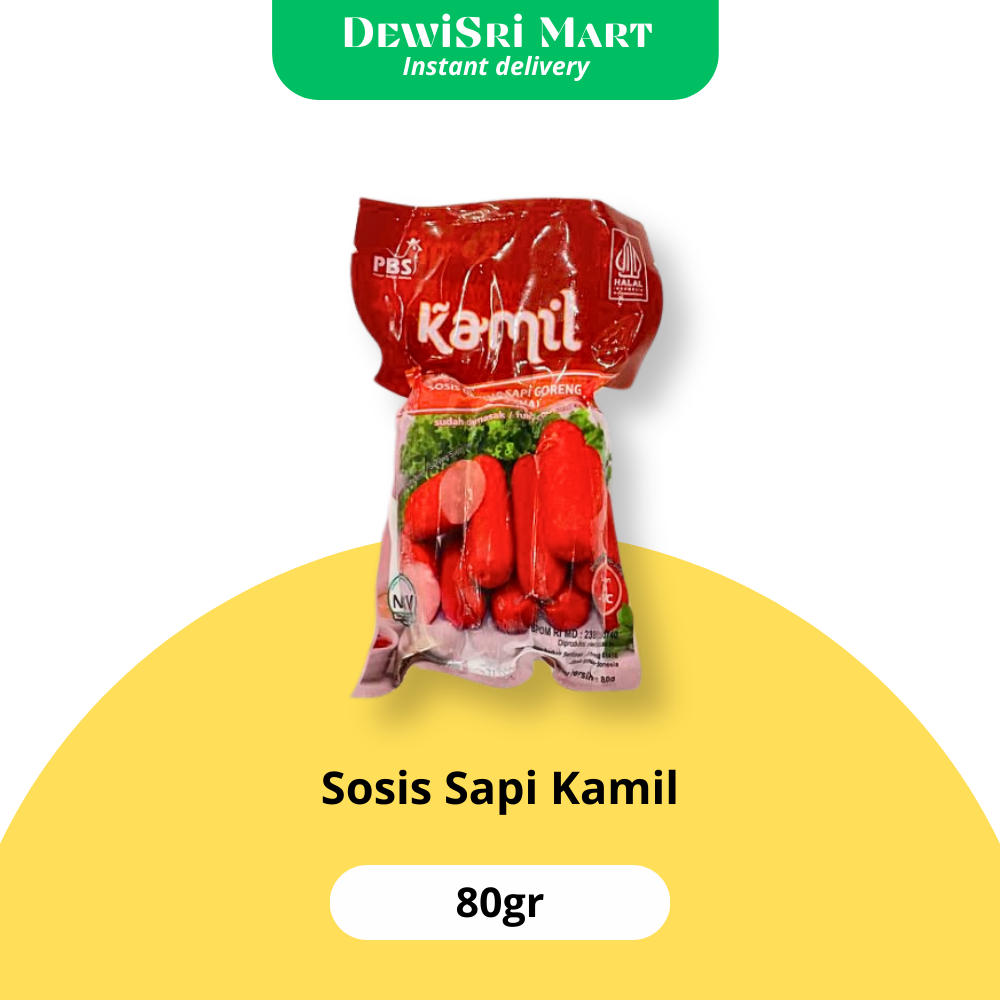 

Sosis Sapi Kamil 80gr - Dewi Sri Mart