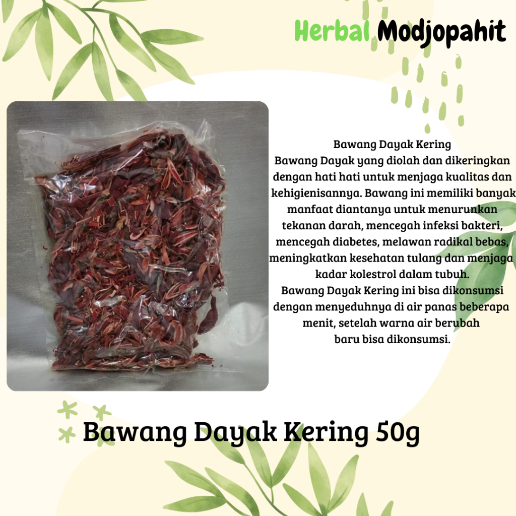 

Herbal Tunggal Pakarjamu, Bawang Dayak isi 50 gr Herbal Modjopahit