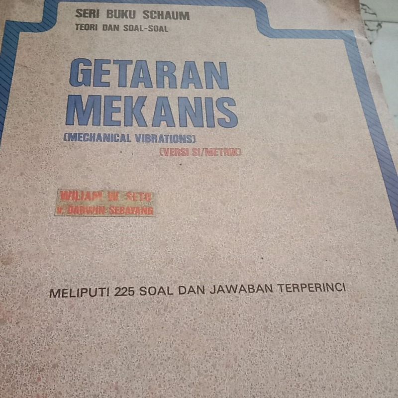Buku getaran mekanis schaum