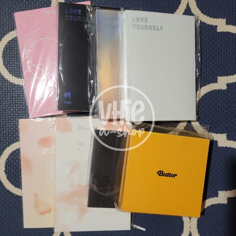 Album BTS Official Unsealed Fullset  (HYYH pt. 1 & pt. 2, Wings, Love Yourself: Her, Love Yourself: 