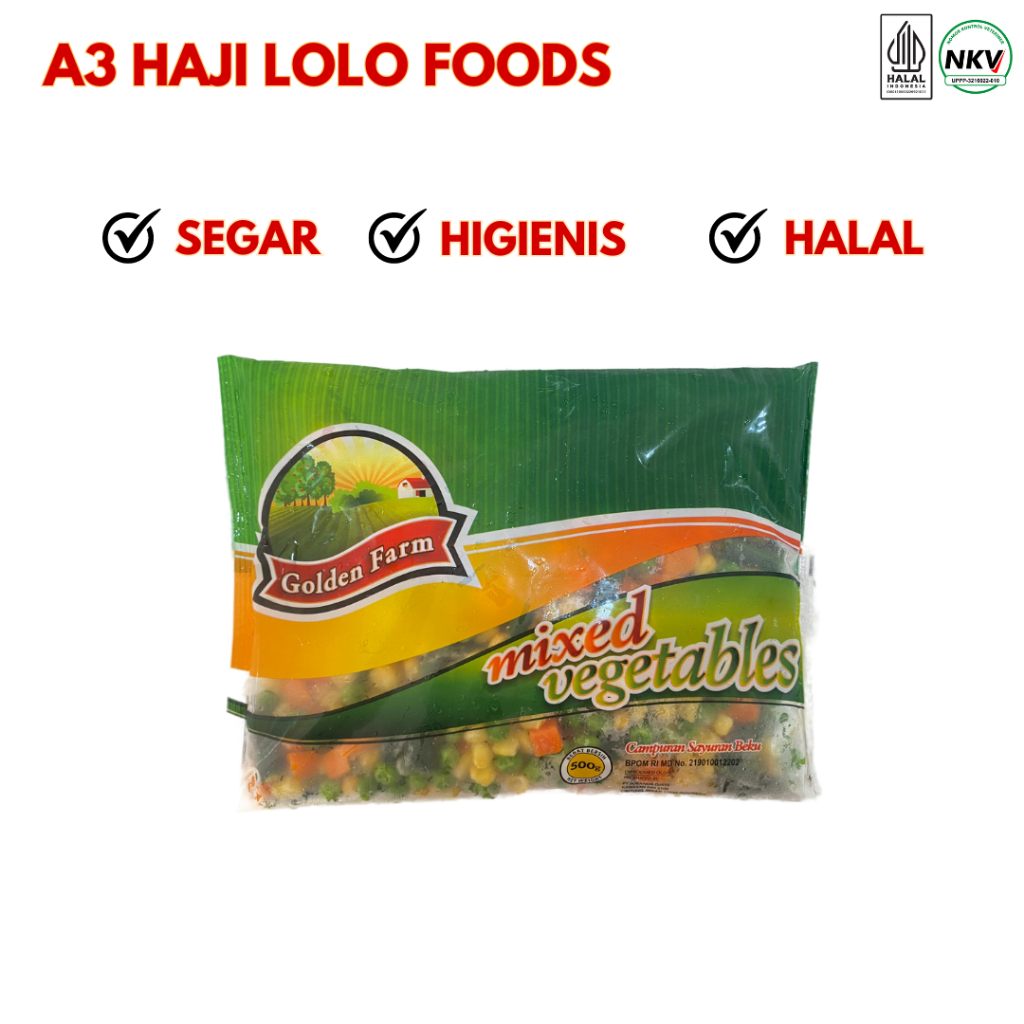 

Vegetable Frozen Mix Vegetable 500gr