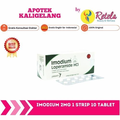 IMODIUM 2MG 1 STRIP 10 TABLET/OBAT DIARE