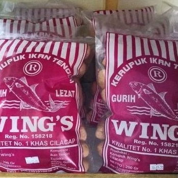 

Kerupuk Tengiri Wings 400gr khas Cilacap