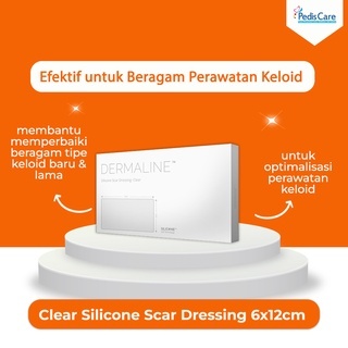 BEST SELLER ORIGINAL PLESTER BEKAS LUKA DAN KELOID || DERMALINE Thin Beige || DERMALINE Clear || Mem