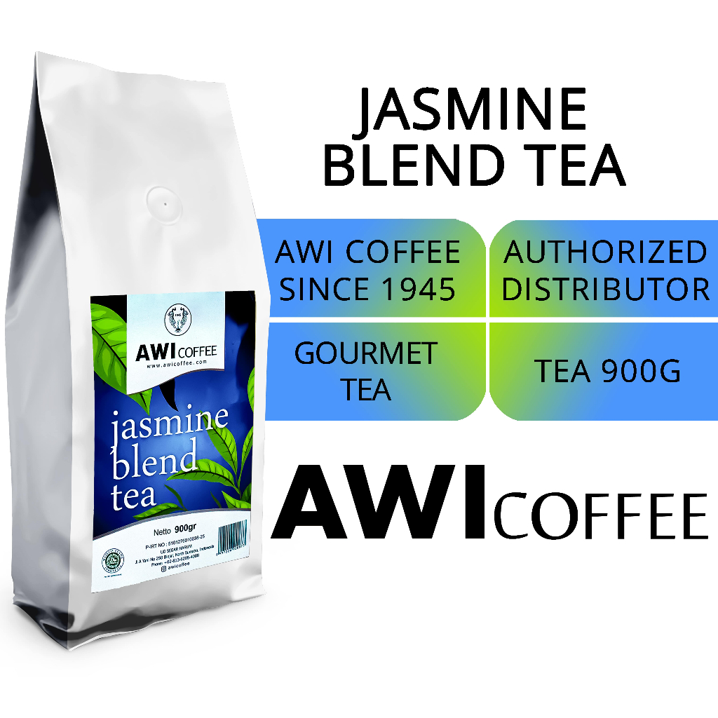 

KOPI SIDIKALANG | Jasmine Blend Tea 900 gr | Teh Jasmine | TEH SEHAT | Awi Coffee