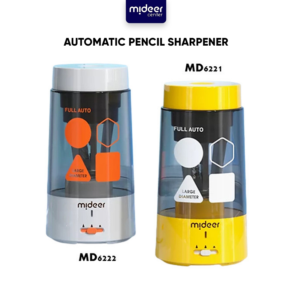 

Mideer MD6222 Automatic Pencil Sharpener Mainan Edukasi Anak Rautan Otomatis Anak
