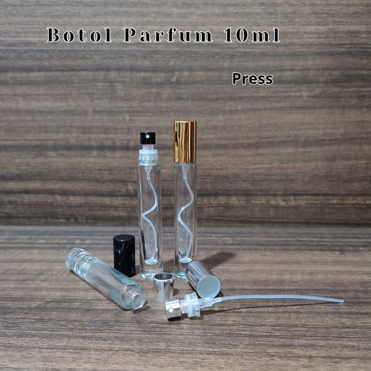 Botol Parfum 10ml Botol Tebal travel size Botol Press Botol kaca Kosong Botol Semprot Kaca Botol Mis