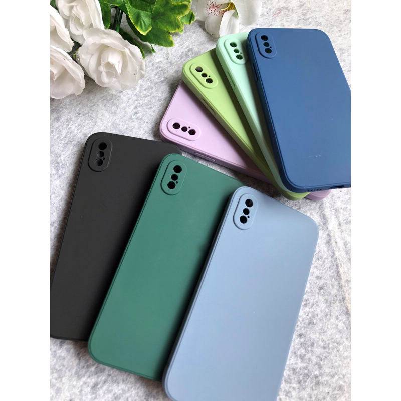 SQUARE SOFT CASE IPHONE - CASE IPHONE SQUARE EDGE FOR IPHONE X/XS,XSMAX
