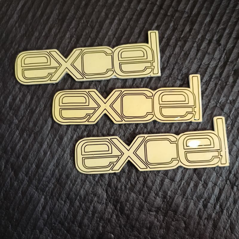 Emblem tepong vespa excel model resin