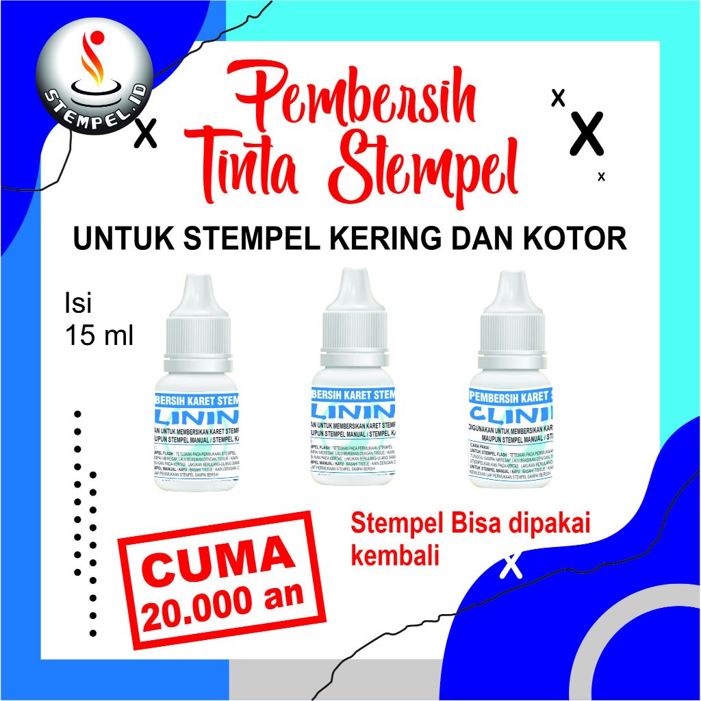 

Pembersih tinta stempel I Tinta Permanen I stempel permanen I stempel kotor I cairan ajaib