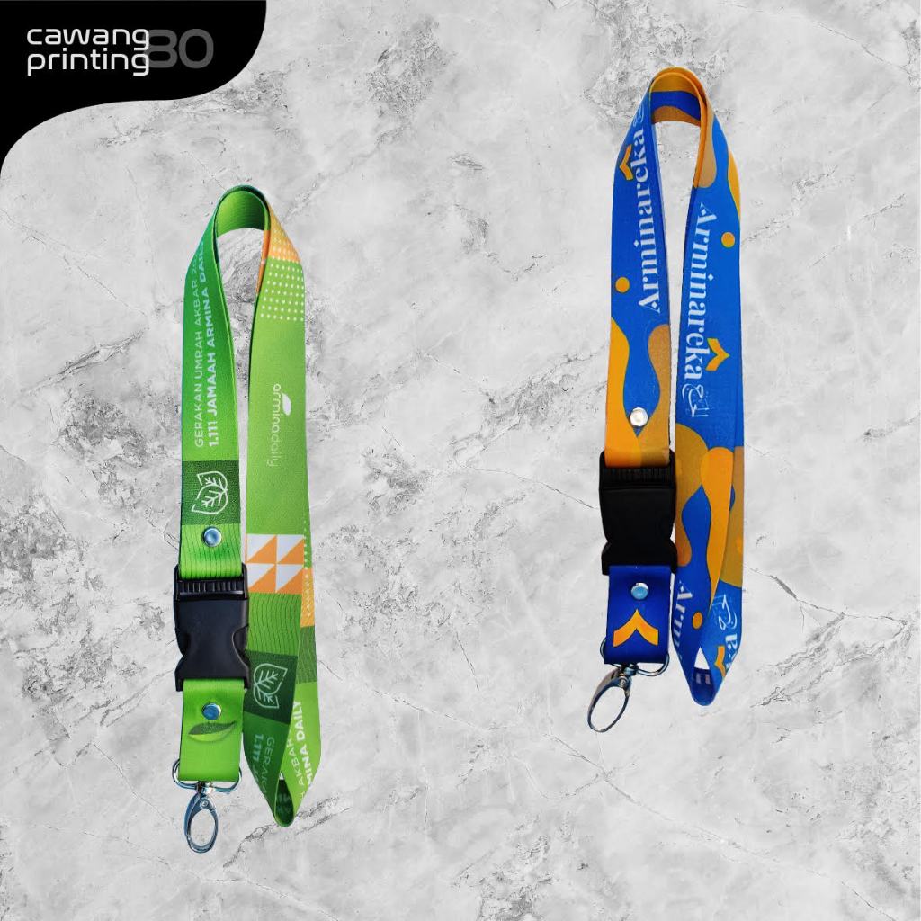 

Lanyard Custom / Gantungan ID Card Costum Gantungan Kunci / Gantungan Nametag / Gantungan Hp