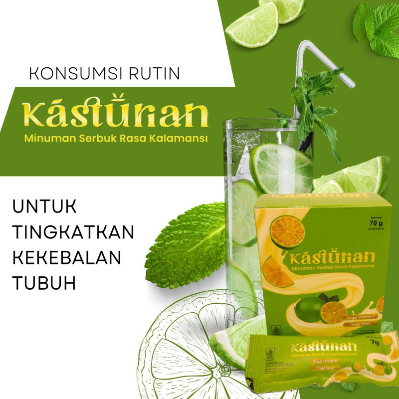 

1 BOX KASTURIAN DRINK ISI 10 SASET BPOM