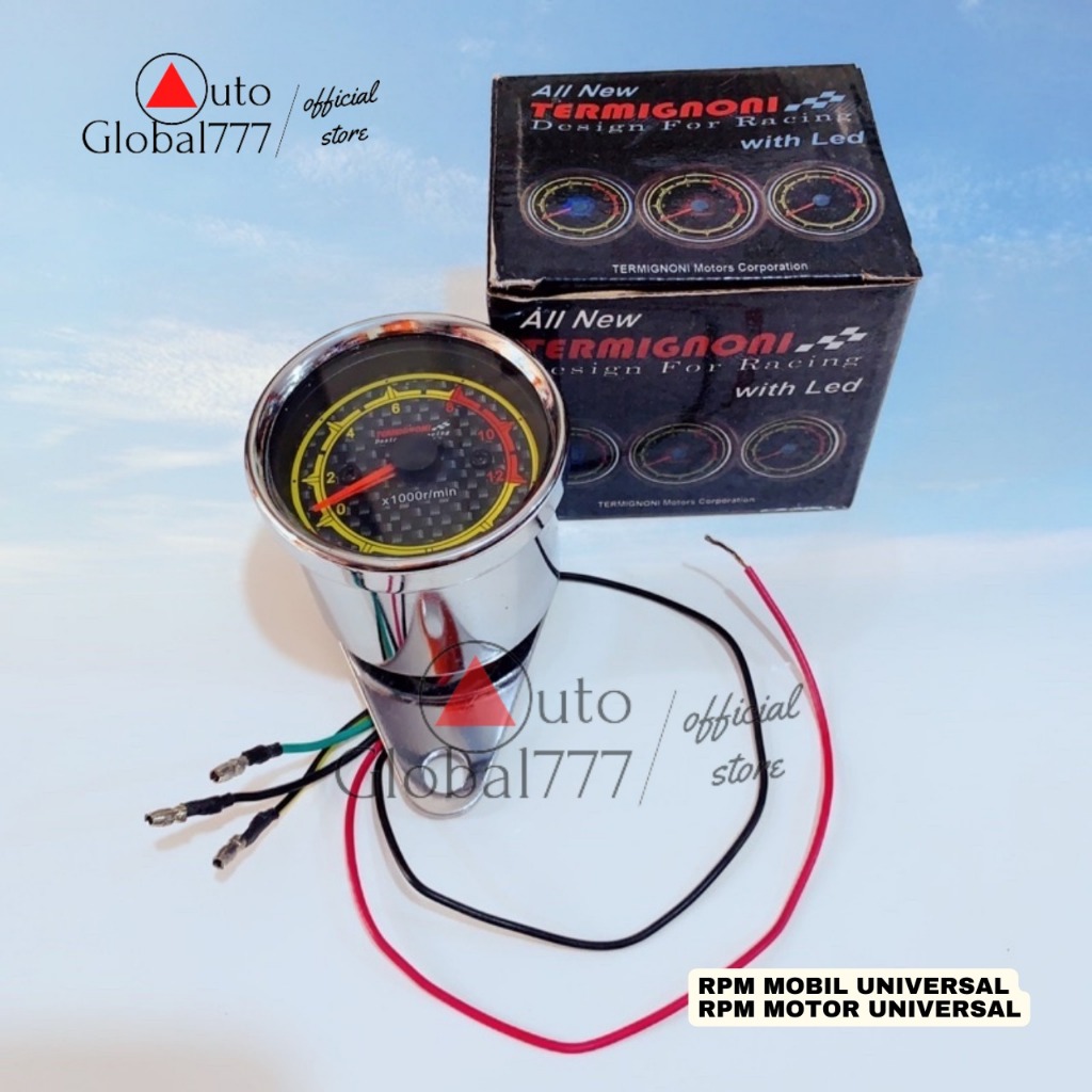 Rpm Motor Universal LED Tachometer Bulat Motor