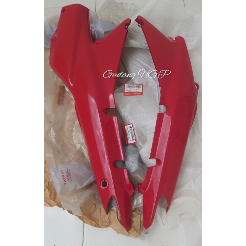 Cover L & R Body Set M Red Cover Body Set Kiri Kanan Honda Supra V X XX 100 Fid Old 64330 64340-KEV-