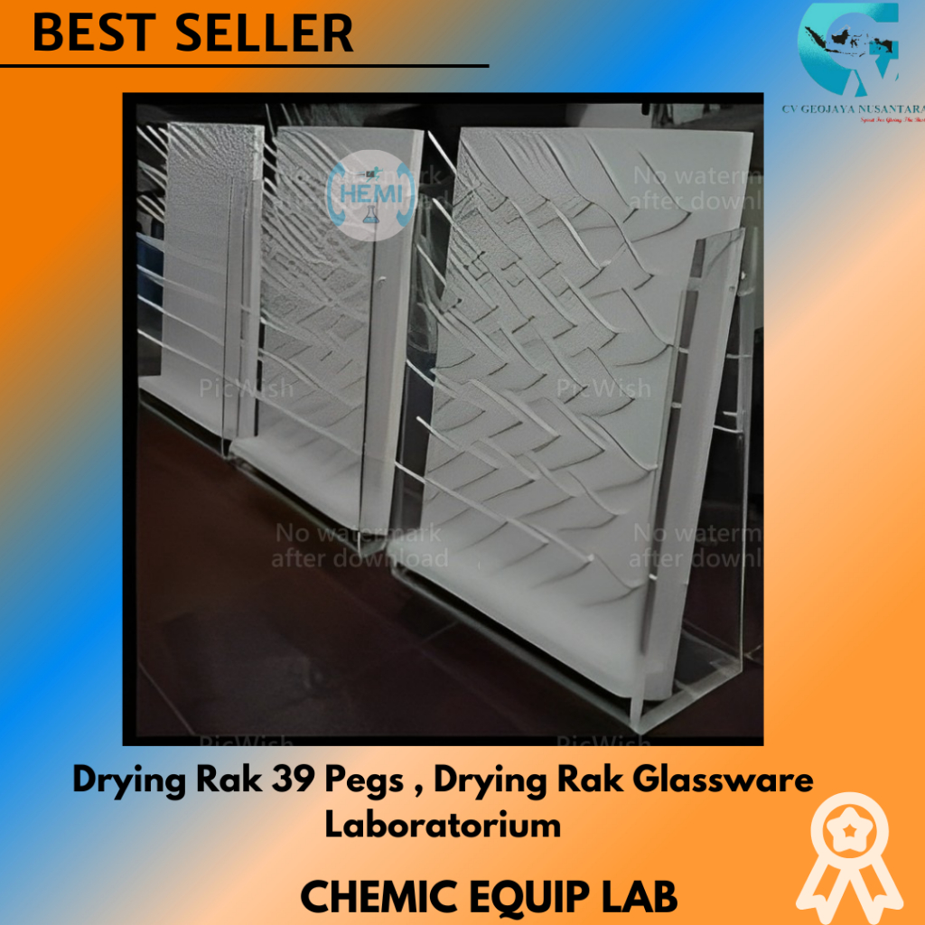 ALAT LABORATORIUM DRYING RACK LABORATORIUM RAK PENGERING GLASSWARE