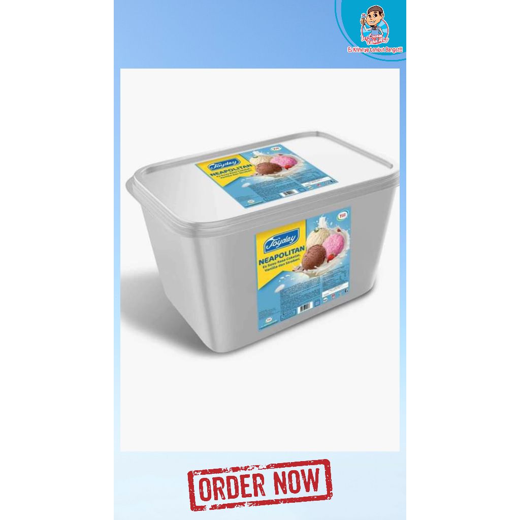 

Ice cream/Es Krim/Eskrim Joyday Kemasan 8L/8 Liter