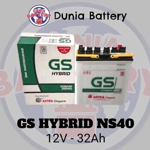 Aki Basah GS HYB NS40 Original