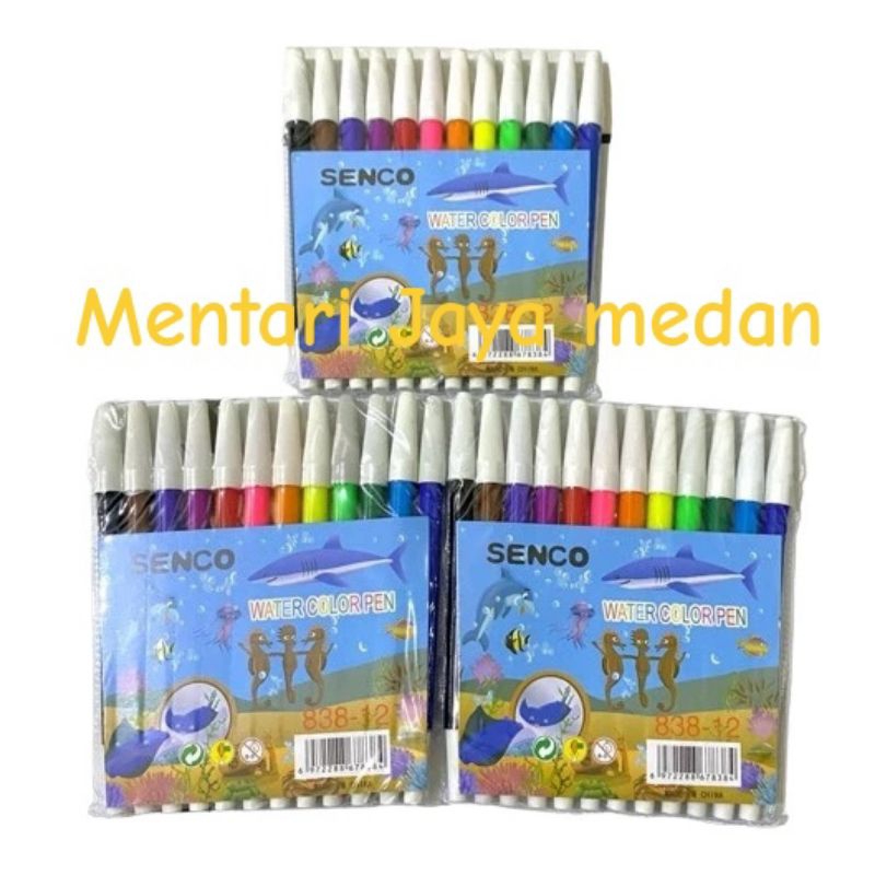 

spidol warna / klir air 12 warna