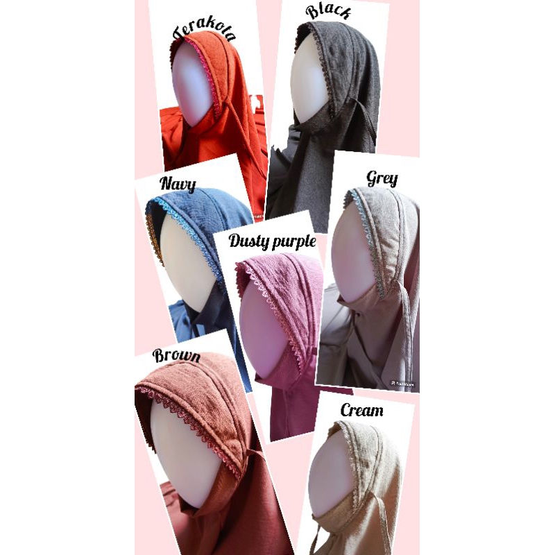 Mukena KHADIJAH FULL RENDA MUKENA Dagu Hana HUNTAFLAVA mukena malaysia