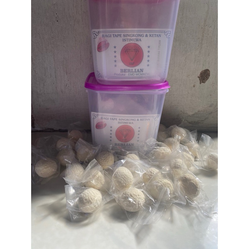

RAGI TAPE SINGKONG DAN KETAN CAP BERLIAN | STOK SELALU FRESH TERBARU