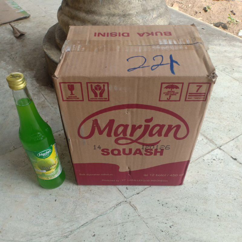 

MARJAN SQUASH MELON ~ 1 KOTAK = 12 BOTOL