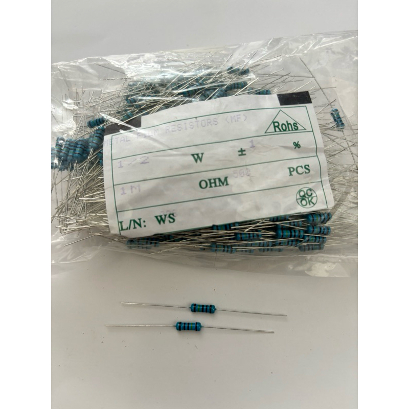 10 pcs resistor 1/2watt  1M ohm/10 ohm/100 ohm/560 ohm/15 ohm/47 ohm