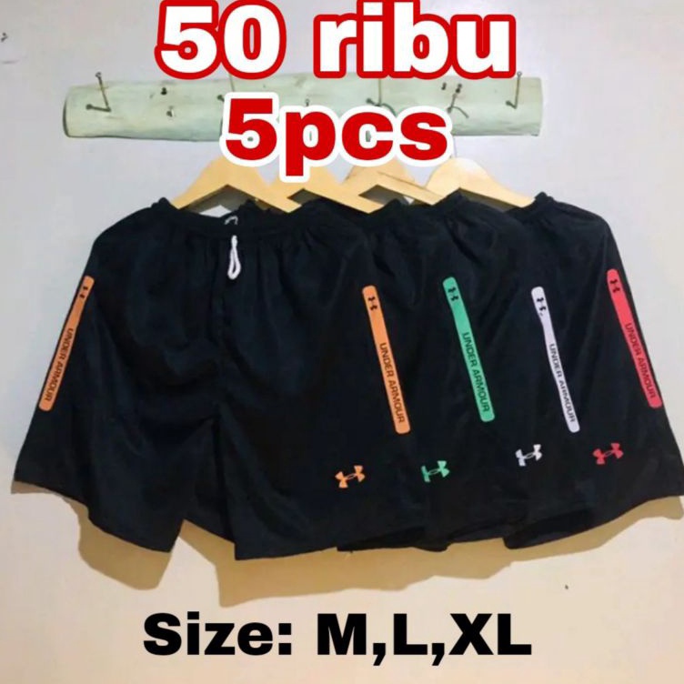 ART K43G Celana Pendek Pria Sport Olahraga Lari Voly Celana Kolor Boxer Uniseks Pria Wanita