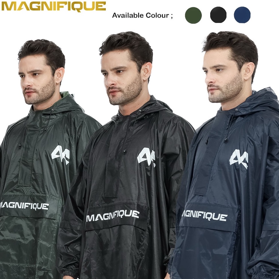 Trend Terbaru Magnifique Jas Hujan Ponco Lengan Celana Original Mantel Poncho Raincoat Kantung Kangg