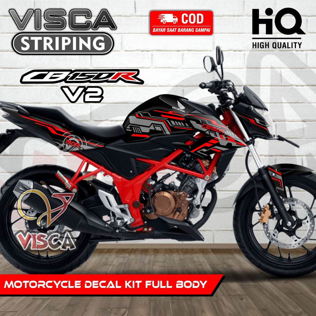 Decal CB 150 R V2 Full Body - Stiker Motor CB150R New Full Body - Dekal CB 150 R V2 - Striping CB150
