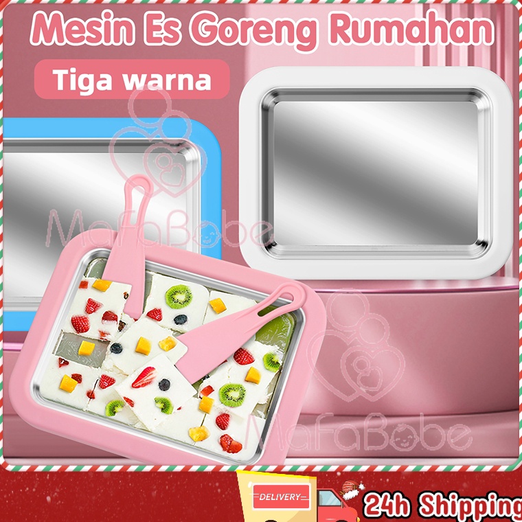 CHEKOUT Ice Cream Roll Maker  Alat Pembuat Ice Cream Alat Pembuat Es Krim Ice Cream Roll Yogurt Make