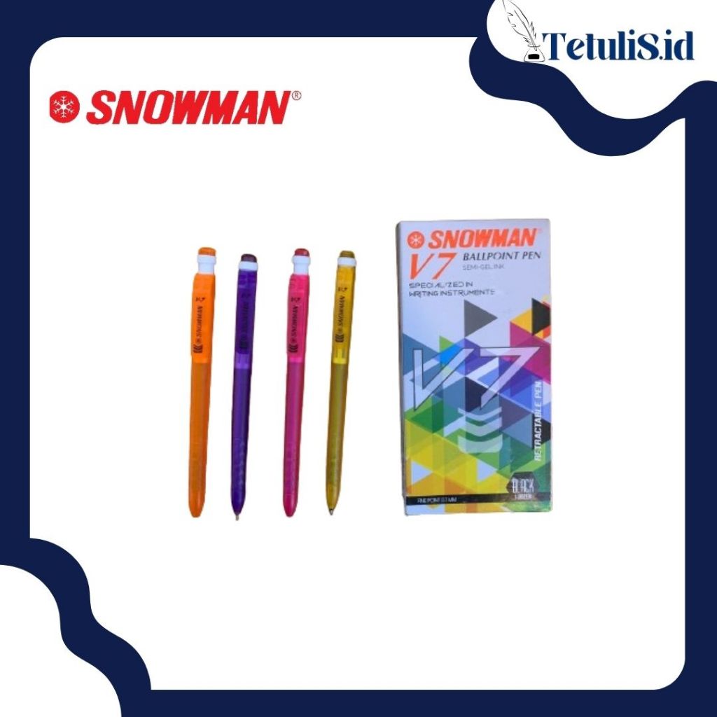 

Pulpen / Ballpoint SNOWMAN V7 0.7