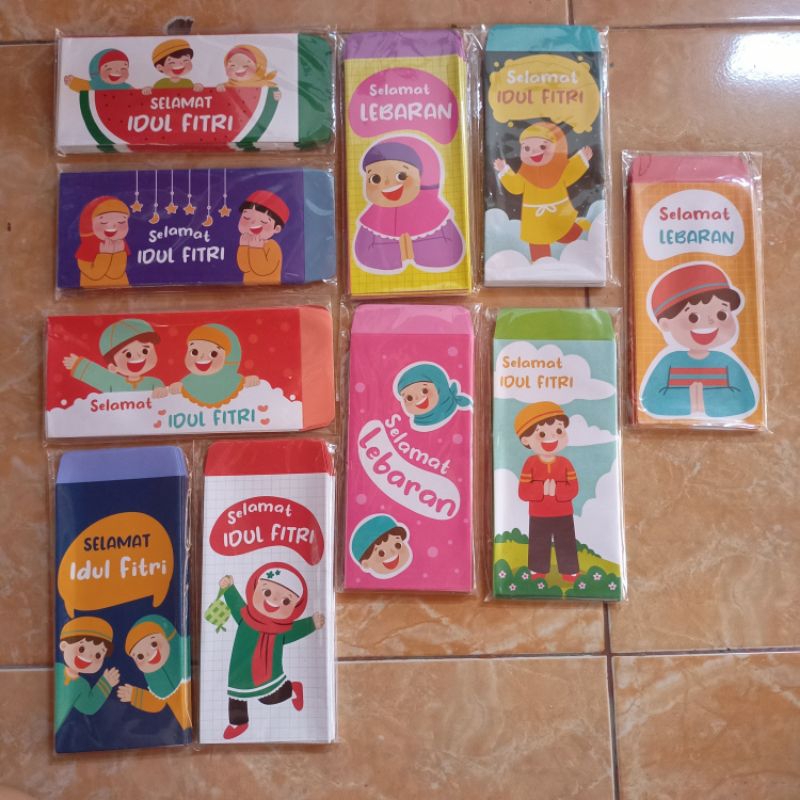 

[JATIM] 10pcs Amplop Lebaran Besar Uang Tidak Terlipat