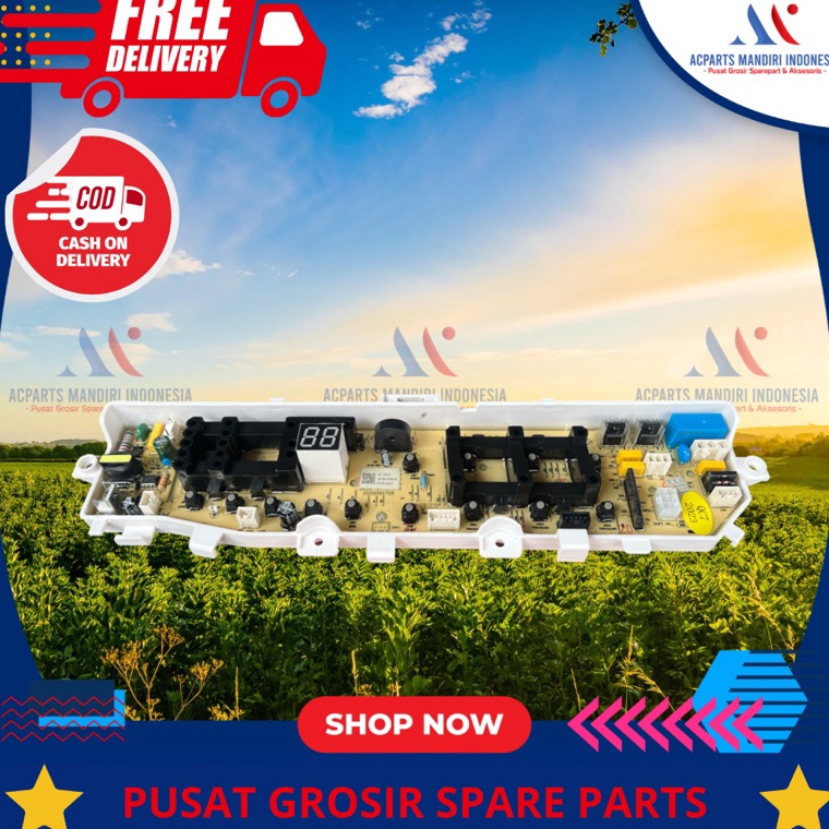 TREND TERBARU SAMSUNG 85kg WA85F5S3  WA85F5S3QRYSE  ul pcb mesin cuci Top Loading