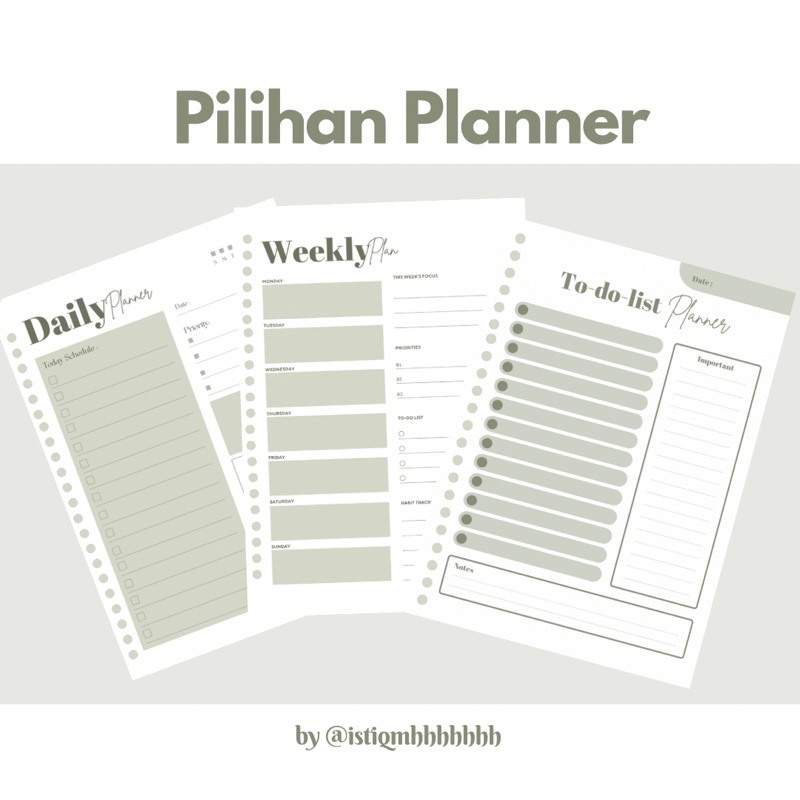 

Daily planner, weekly planner & To do list binder