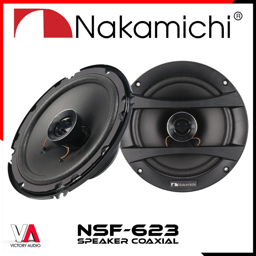 siap kirim Speaker Coaxial 2Way Mobil Nakamichi NSF623 NSF623 NSF 623 Speaker Nakamichi 656 Inch Uni