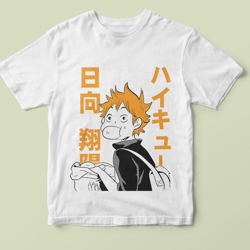 Kaos Anime Haikyuu Hinata Shouyo Karasuno