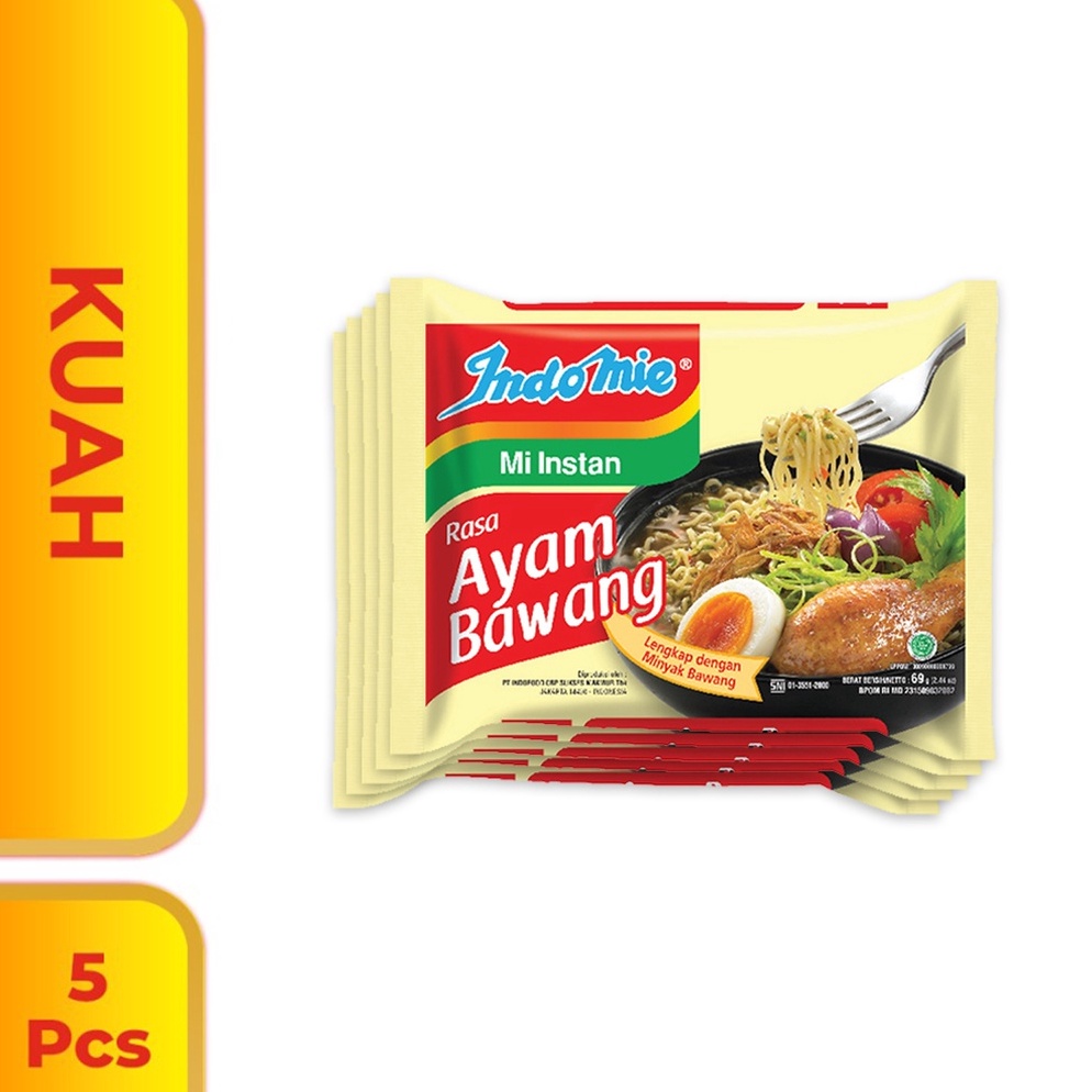 

DSP189 Terlaku 5 Pcs Indomie Kuah Ayam Bawang